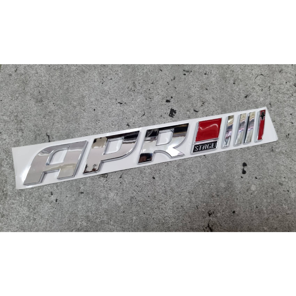 โลโก้ตัวอักษร เอพีอาร์ ขนาด 21 * 2.7 cm APR Stage III 3+ Rear Trunk ...