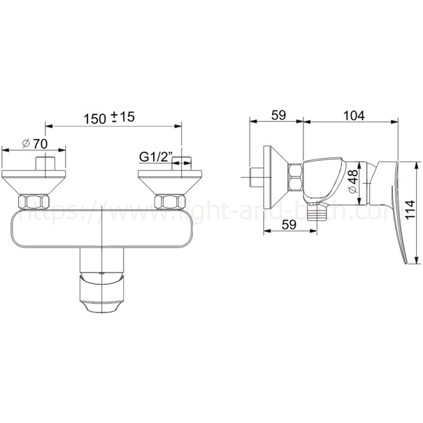 american-standard-ffas0912-7t2501bt0-ก๊อกผสมยืนอาบ-ไม่รวมชุดฝักบัว-รุ่น-milano