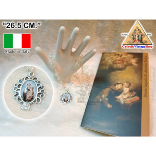 สายประคำ คาทอลลิก สายประคำนักบุญอันตน ITALY สายประคำไม้ ลูกประคำ Catholic Rosary คริสต์ St.Anthony of Padua สร้อยคอ