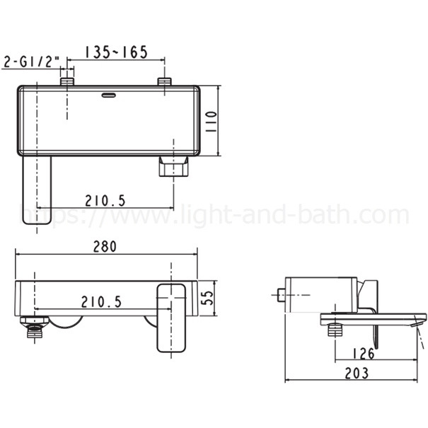 american-standard-a-1311-200-ก๊อกผสมอ่างอาบน้ำ-แบบติดผนัง-พร้อมชุดฝักบัวสายอ่อน-รุ่น-acacia-evolution