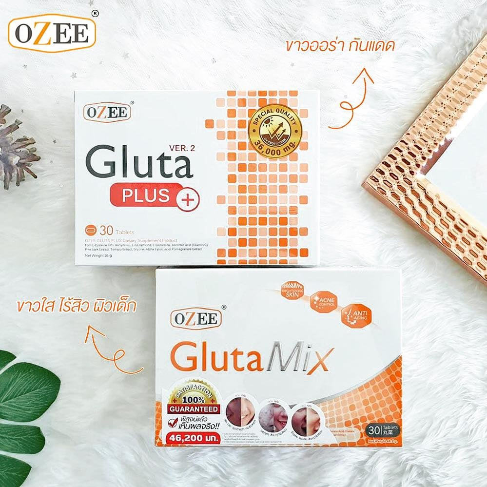 ozee-gluta-plus-โอซี-กลูต้า-พลัส-หรือ-ozee-gluta-mix-โอซี-กลูต้า-มิกซ์-ขนาด-30-เม็ด