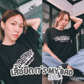 " Im BAD TEE "by BADCOM เสื้อยืดสกรีนลายเท่ๆ สตรีทแฟชั่น