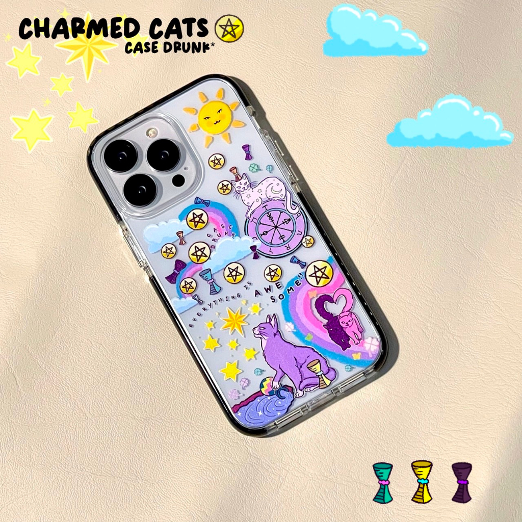 premium-impact-bumper-case-charmed-เคสสำหรับไอโฟน-15promax-15pro-15-14promax-14pro-14-13promax-13pro-13-12pm-12-11