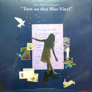 แผ่นเสียง LP  Yerin Baek - Turn On That Blue Vinyl แผ่นซีล ใหม่