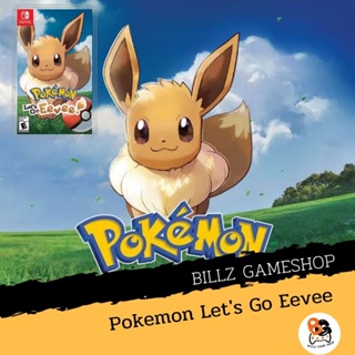 (🌟ไลฟ์เที่ยง+2ทุ่ม เหลือ 1,189 บาท เก็บโค้ดในไลฟ์✨) (มือ1) Nintendo Switch | Pokemon Lets Go Eevee