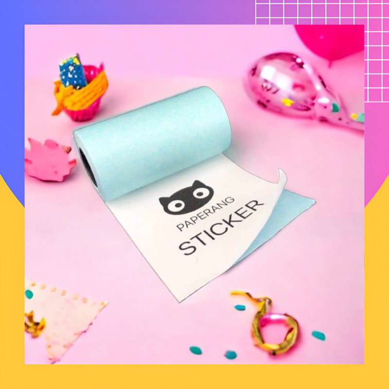 Sticker Paperang & Peripage Size 57x30mm. [สติกเกอร์เต็มขอบ] | Shopee ...