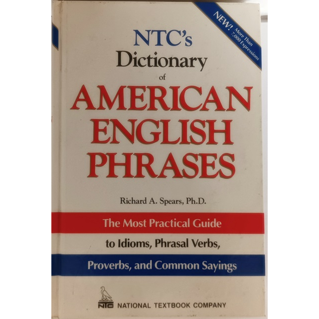 ภาษาอังกฤษ-ntcs-dictionary-of-american-english-phrases-หนังสือหายากมาก-ผู้เขียน-richard-a-spears-ph-d