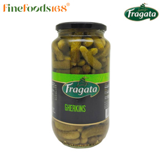 ฟรากาต้า แตงดองเกอร์กิ้น 935 กรัม Fragata Whole Gherkins in Brine 935g.