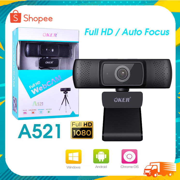 กล้องเว็ปแคม-webcam-oker-a521-full-hd-webcam-auto-focus