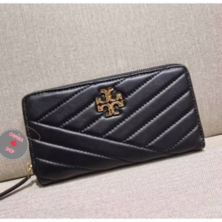 Tory burch Kira Long Wallet🖤แท้💯