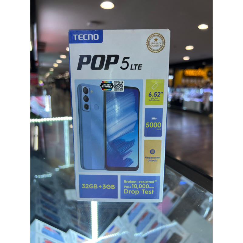 tecno-pop5-lte-ram3-32gb-แบตเตอรี่5000mahเครื่องศูนย์ประกัน3เดือน