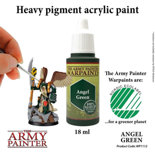 🔥มีของพร้อมส่ง🔥 Army Painter Angel Green AP-WP1112 สีทาโมเดล สีอะคริลิค สูตรน้ำ Water Based Acrylic รุ่นใหม่