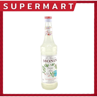SUPERMART Monin Frosted Mint Syrup 700 ml. น้ำเชื่อมกลิ่นฟรอสเตท มิ้นท์ ตราโมนิน 700 มล. #