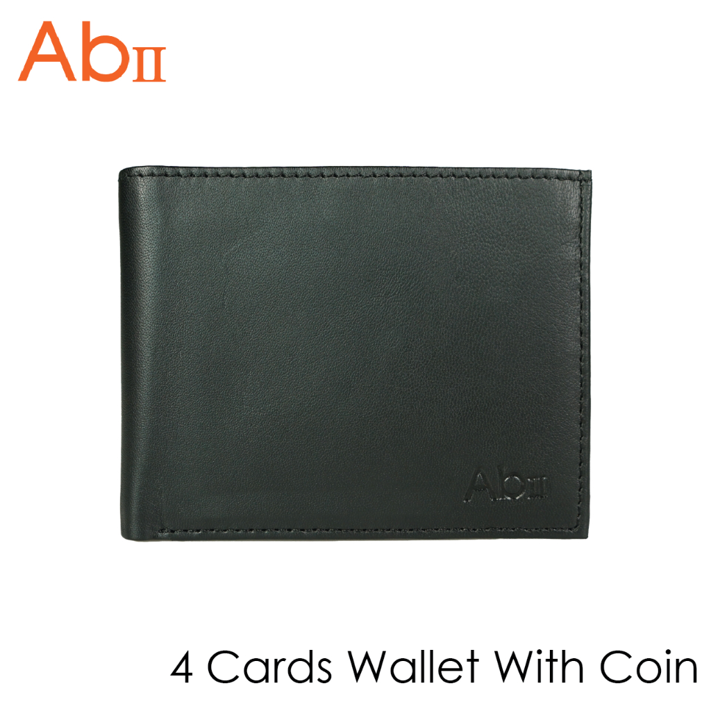 4-cards-wallet-with-coin-กระเป๋าสตางค์หนังแกะ-ยี่ห้อ-abii-a2bb00279-a2bb00299