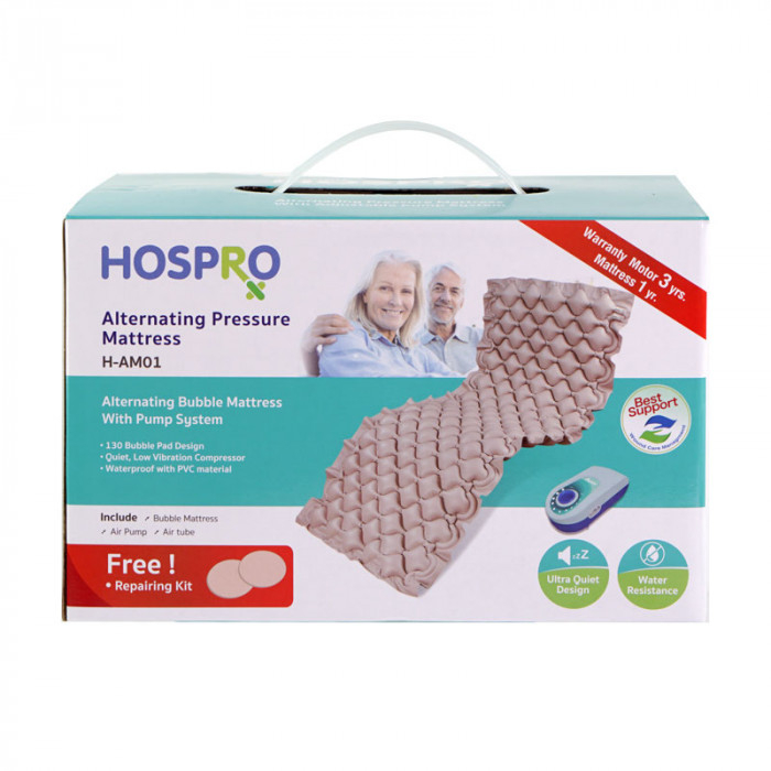 hospro-ที่นอนลมแบบรังผึ้ง-รุ่น-h-am01-ช่วยลดแรงกดทับ-สามารถปรับระดับความนุ่มได้