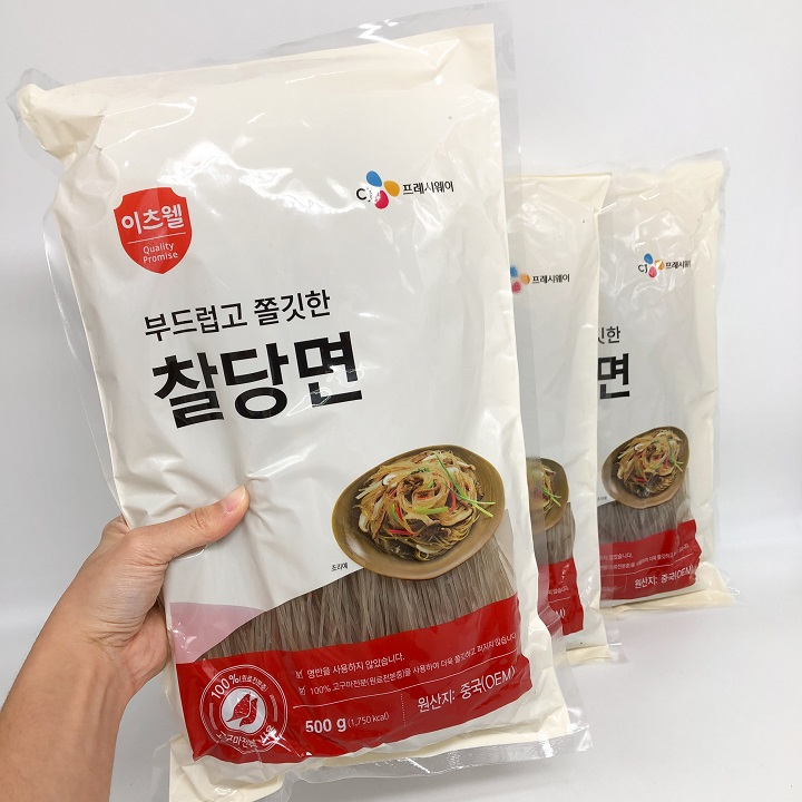 วุ้นเส้นเกาหลี-500g-korean-vermicelli-วุ้นเส้นกลมเกาหลี-วุ้นเส้นเกาหลีแบบแห้ง-วุ้นเส้นเส้นกลม