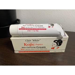 Clair White Kojic Papaya Skin Clarifying Cream 50g ครีม ฝ้า กระ จุดด่างดำ