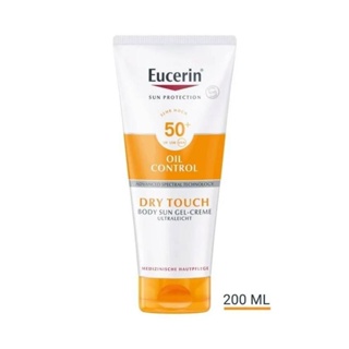 ซันบอดี้ | ยูเซอริน Eucerin Oil Control Body Sun Gel-Cream SPF 50+ 200ml.
