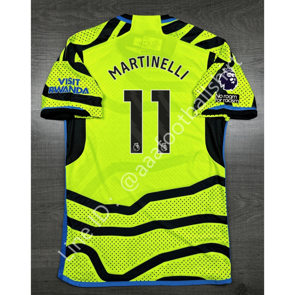 เสื้อฟุตบอล-เกรด-player-arsenal-away-อาเซน่อล-เยือน-2023-24-เบอร์ชื่อ-11-martinelli