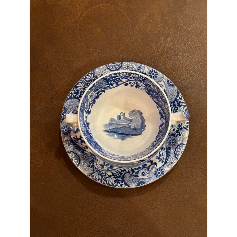 Spode blue Italian soup bowl ถ้วยซุป Shopee Thailand