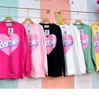 เสื้อแขนยาว ลาย Barbie หัวใจ