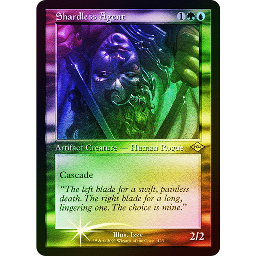 [MTG] Shardless Agent (Retro Frame) (Foil Etched) [MH2] [MULTI] [RARE