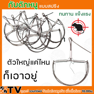 กับดักหนู แบบตี รุ่น 5 นิ้ว 1อัน/มัด กับดักหนูวงพระจันทร์เล็ก ขดสปริงแข็งแกร่ง เพิ่มพลังในการตี ของแท้ รับประกันคุณภาพ