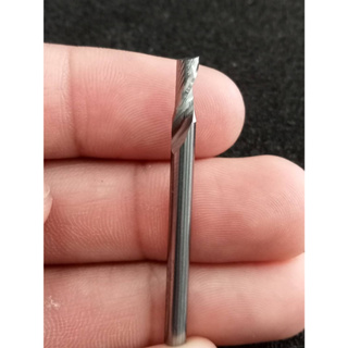 ดอกตัดซิงค์ สแตนเลส SINGLE Fluet Spiral bits for Stainless Steel 3.175*6* 3.175*1F ความยามคมกัด 6 mm