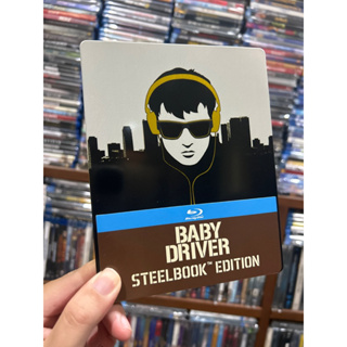 (Steelbook) Blu-ray แท้ เรื่อง Baby Driver : เสียงไทย บรรยายไทย