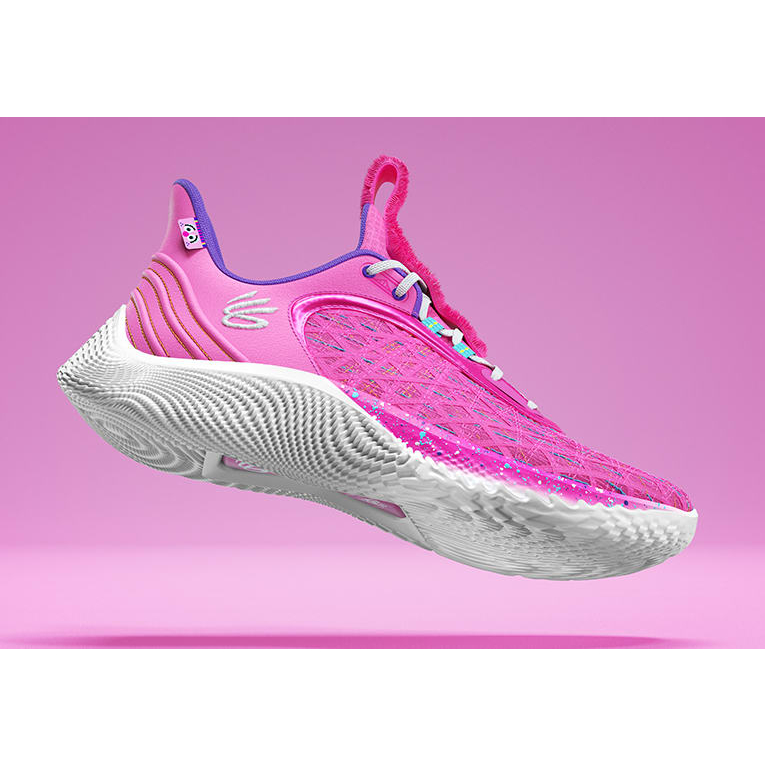 curry9 abby セサミストリート ピンク 27cm New Child Youth Size 4.5Y