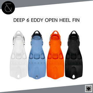 DEEPSIX - Deep 6 Eddy Open Heel Fins ฟินดำน้ำ