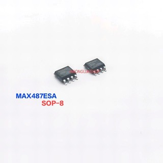 1ตัว MAX487ESA IC SOP-8 MAX487 RS-422/RS-485 Interface IC Low-Power, Slew-Rate-Limited