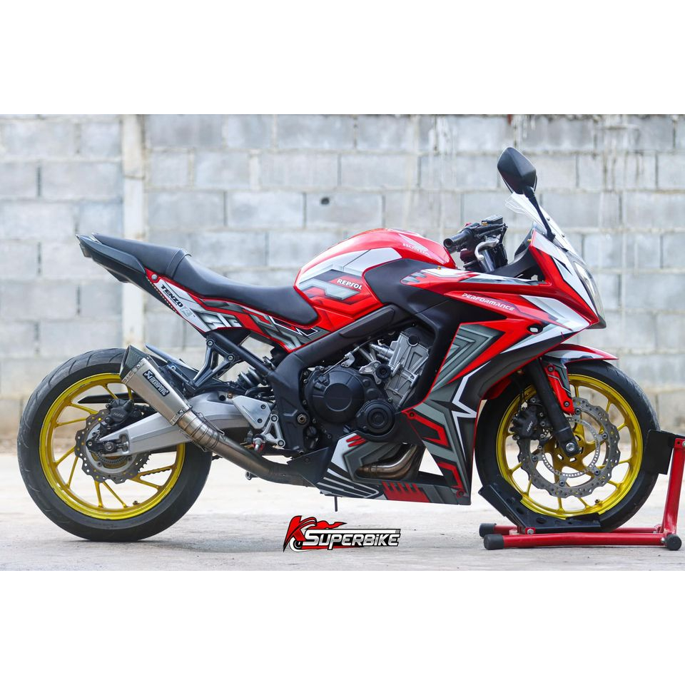 สติ๊กเกอร์แต่งลายรถ Honda Cbr 650F ลาย LKB RACING V.1 | Shopee Thailand