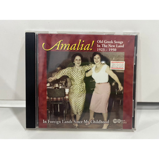 1 CD MUSIC ซีดีเพลงสากล  AMALIA! THE NEW LAND 1923-1950 OLD GREEK SONGS IN   (C15E95)