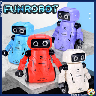 FUNROBOT หุ่นยนต์โรบอทไขลาน ตอนขยับแขนและหัวขยับไปมา วัสดุคุณภาพดี ราคาถูก