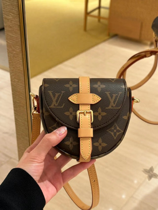 หลุยส์วิตตอง LOUIS VUITTON MICRO CHANTILLY กระเป๋าถือ/กระเป๋าสะพายข้างผู้หญิง