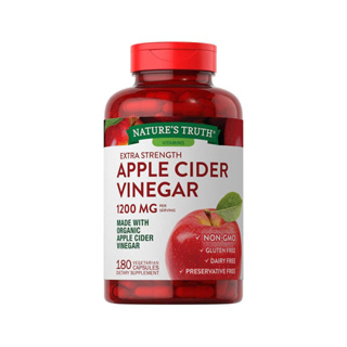 Natures truth apple cider vinegar 1200 mg 180 capsules