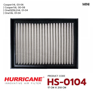 HURRICANE กรองอากาศสแตนเลสสตีล เฮอร์ริเคน รุ่น HS-0104 Mini