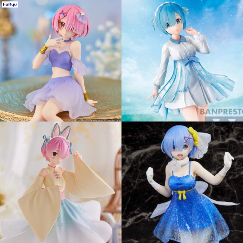 ของแท้-พร้อมส่ง-รวมมิตรฟิกเกอร์-re-zero-rem-amp-ram