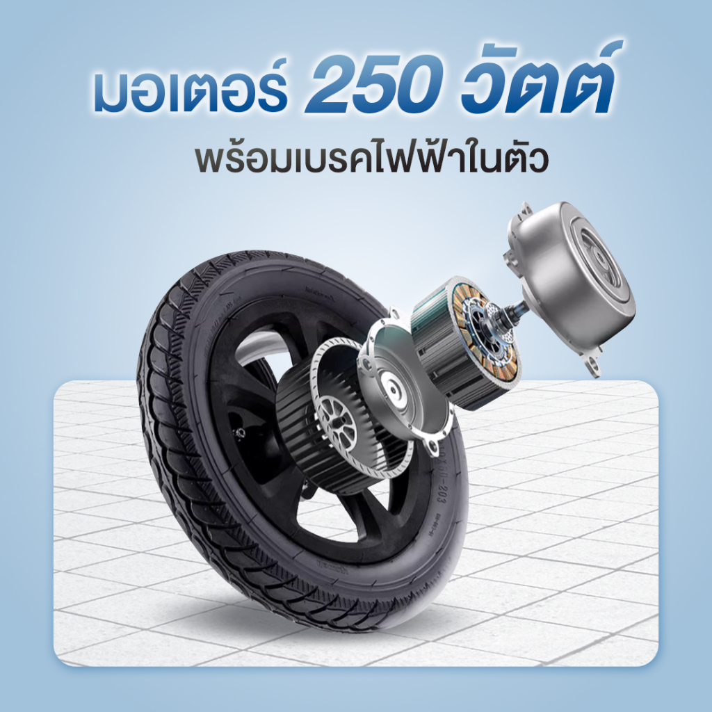 Synergy รุ่น สมาร์ท-แซด วีลแชร์ไฟฟ้าพับได้ โครงสร้างคาร์บอนสตีล ที่นั่งกว้าง 50 cm นั่งสบาย พับเก็บง่าย ใส่ท้ายรถสะดวก
