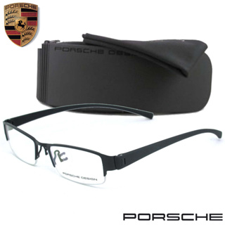 PORSCHE DESIGN แว่นตา รุ่น P 9022 C-1 สีดำ ทรงสปอร์ต วัสดุ Stainless Steel ขาข้อต่อ