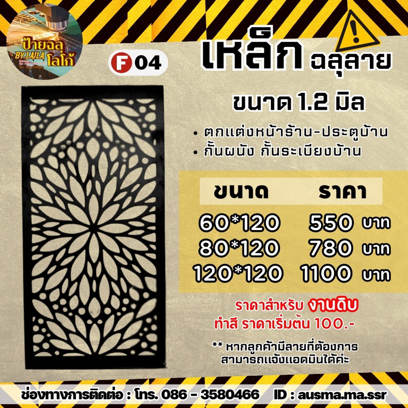 ป้ายกำแพง-เหล็กฉลุลาย-หนา-1-2-มิล