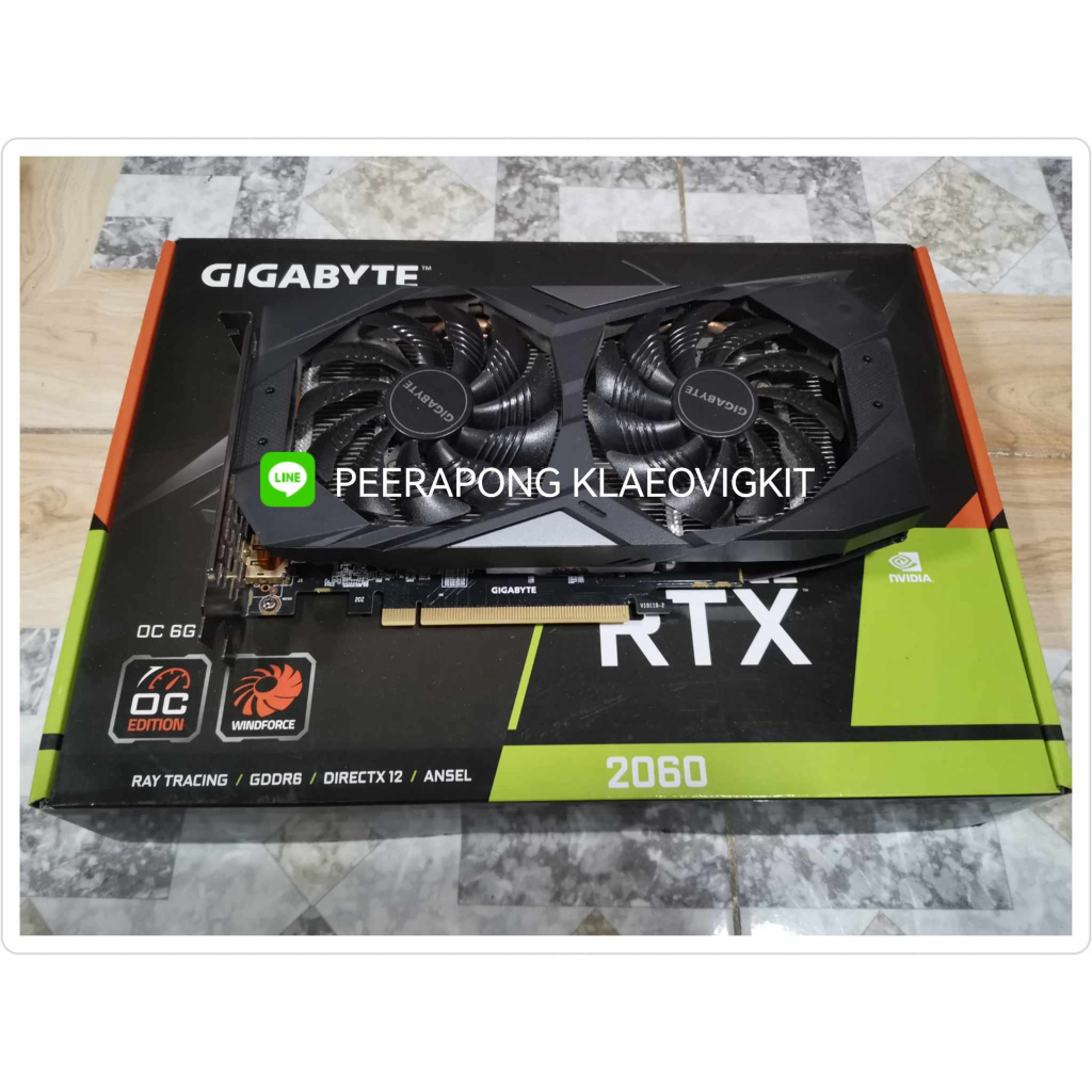 การ์ดจอ GIGABYTE RTX2060 6GB | Shopee Thailand