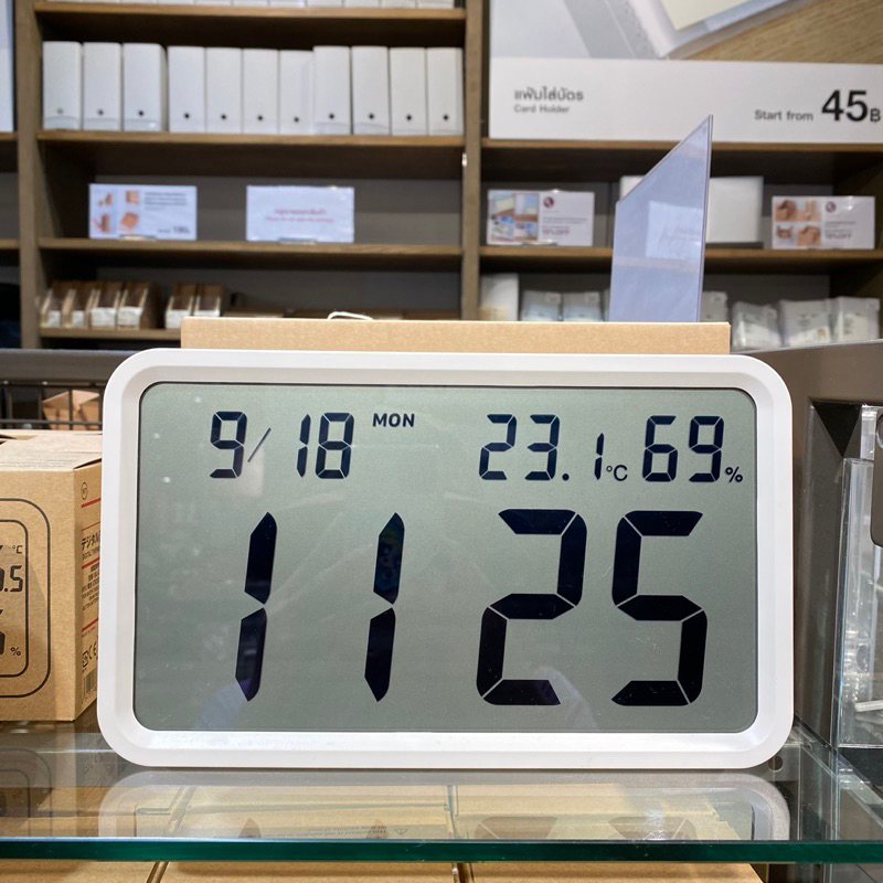 Muji Digital Clock มูจิ นาฬิกาดิจิตอล Shopee Thailand