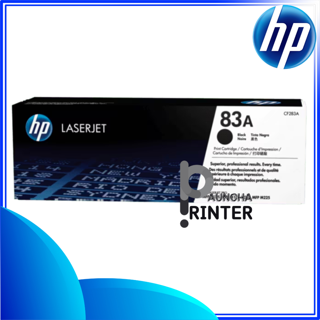 หมึกพิมพ์เลเซอร์ HP 83A สีดำ ของแท้ Black Original Toner Cartridge ...