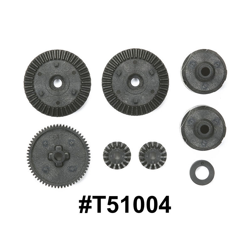 Rc Parti Ricambio Per Tamiya Per TT-01 TT-01E Per TT01 61T Spur Gear