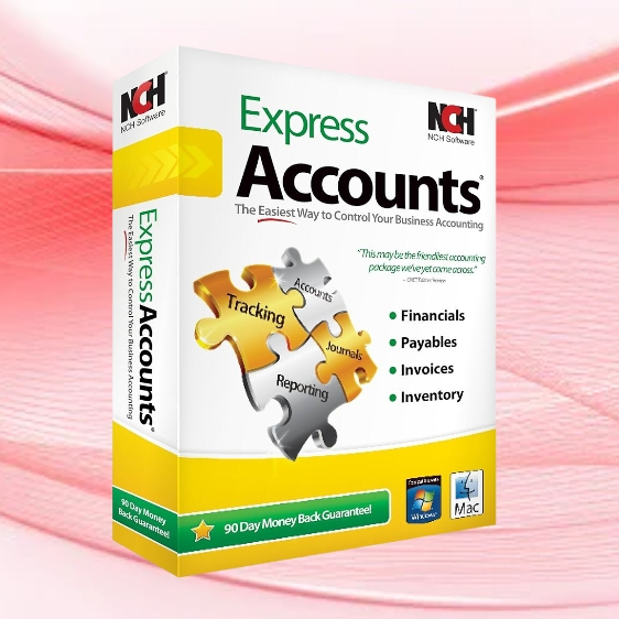 NCH Express Accounts Easy Accounting Software – Lifetime License, Windows & Mac, Brand New Sealed