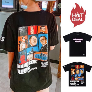 (☀) เสื้อยืดพร้อมส่ง! ! เสื้อการเมืองลุงตู่ GTA ลำลองแขนสั้นผ้าฝ้ายแท้ | Street BAD