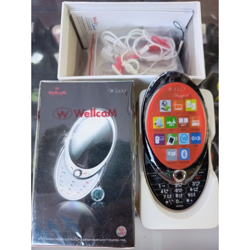 Wellcom W3333 มือถือสไลด์ จอทัชสกรีน แบรนด์เก่ายุค90s เครื่องใหม่แท้ ...