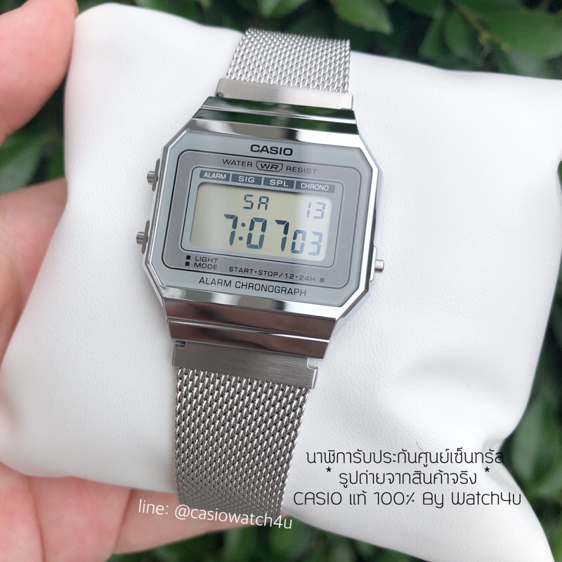 นาฬิกา-casio-ของแท้-cmg-รุ่น-a700wm-7a-a700wm-ประกันศูนย์เซ็นทรัล-cmg-1-ปีเต็ม